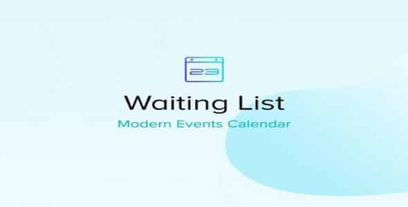 Plugin Modern Events Calendar Waiting List Addon - WordPress