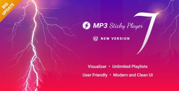 Plugin Mp3 Sticky Player - WordPress