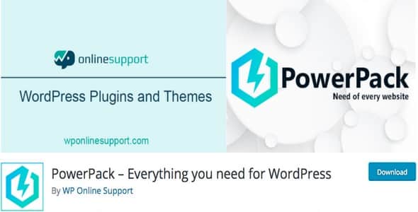 Plugin PowerPack By Wp OnlineSupport - WordPress