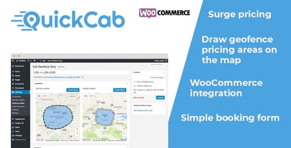 Plugin QuickCab - WordPress