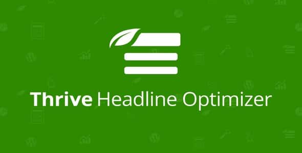 Plugin Thrive Themes Headline Optimizer - WordPress