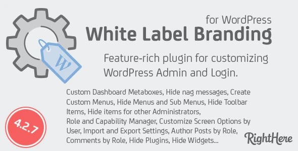 Plugin White Label Branding for WordPress