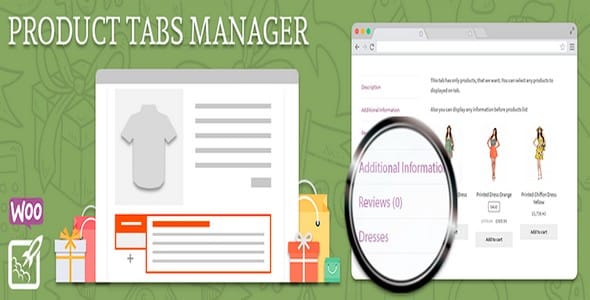 Plugin WooCommerce Product Tabs Manager - WordPress