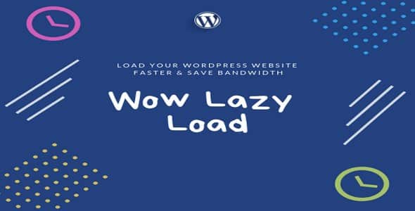 Plugin Wow Lazy Load - WordPress