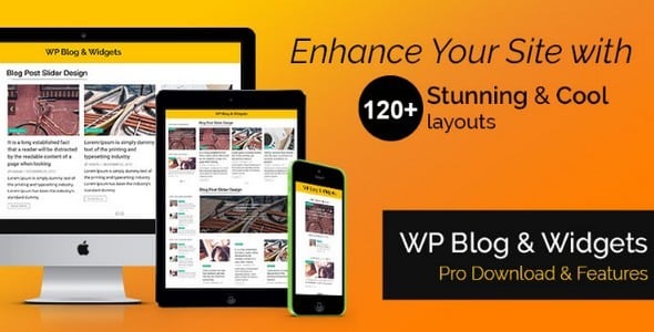 Plugin Wp Blog and Widgets - WordPress