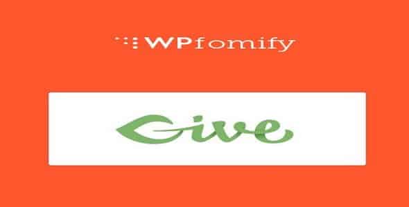 Plugin Wpfomify Give Wp - WordPress