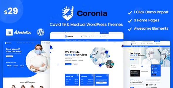 Tema Coronia - Template WordPress