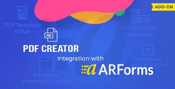 Plugin Arforms Pdf Creator - WordPress