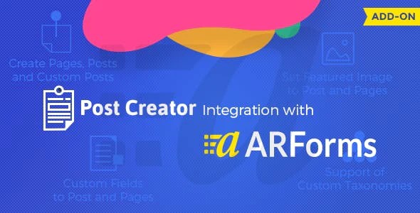 Plugin Arforms Post Creator - WordPress