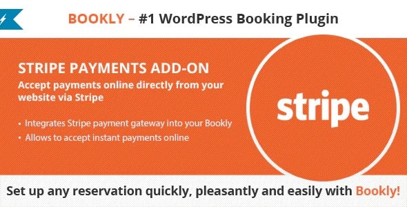Plugin Bookly Stripe - WordPress