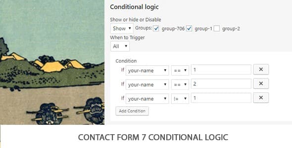 Plugin Contact Form 7 Conditional Logic - WordPress