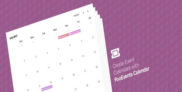 Plugin FooEvents Calendar - WordPress