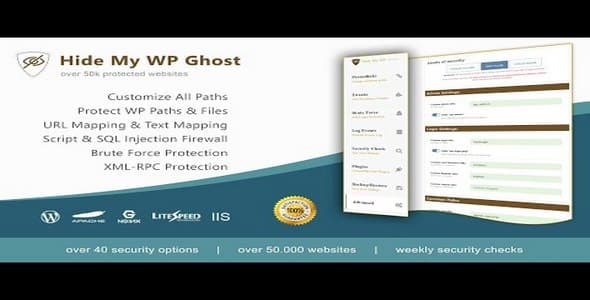 Plugin Hide My Wp Ghost Premium - WordPress