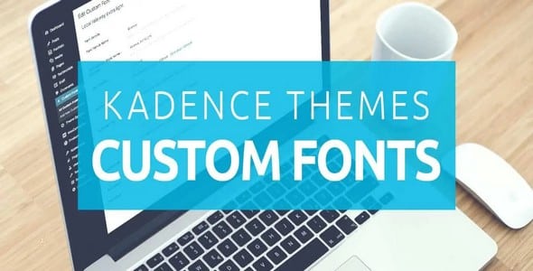 Plugin Kadence Custom Fonts - WordPress