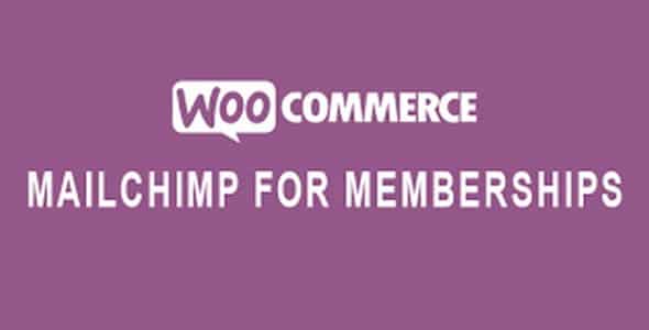 Plugin Mailchimp for WooCommerce Memberships - WordPress