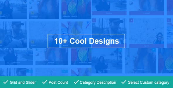 Plugin Post Category Image With Grid and Slider - WordPress