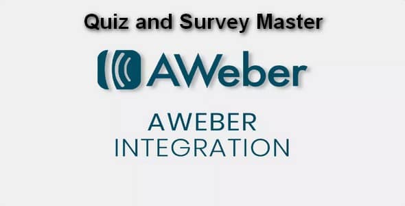 Plugin Quiz and Survey Master Aweber Integration - WordPress