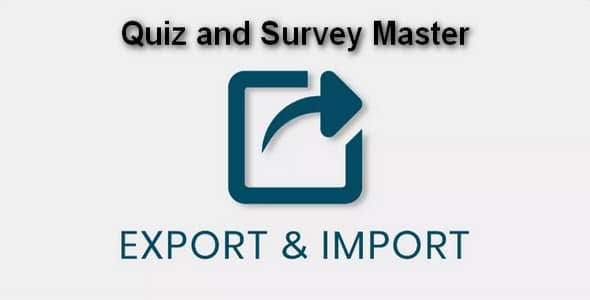 Plugin Quiz and Survey Master Export Import - WordPress