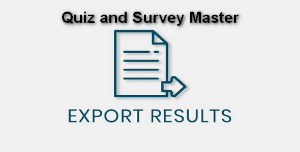 Plugin Quiz and Survey Master Export Results - WordPress