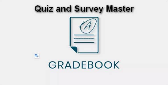 Plugin Quiz and Survey Master Gradebook - WordPress