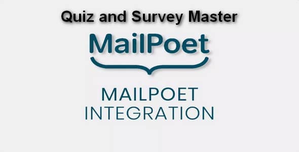 Plugin Quiz and Survey Master MailPoet Integration - WordPress