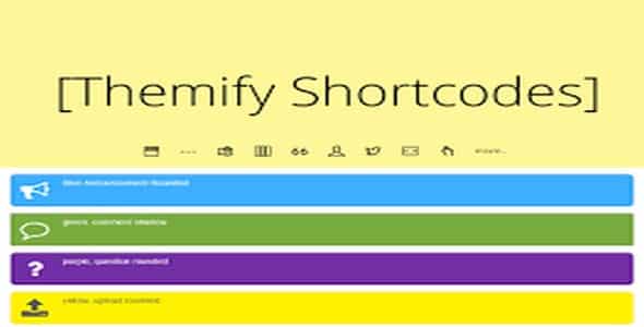 Plugin Themify Shortcodes - WordPress