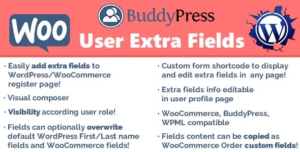Plugin User Extra Fields - WordPress