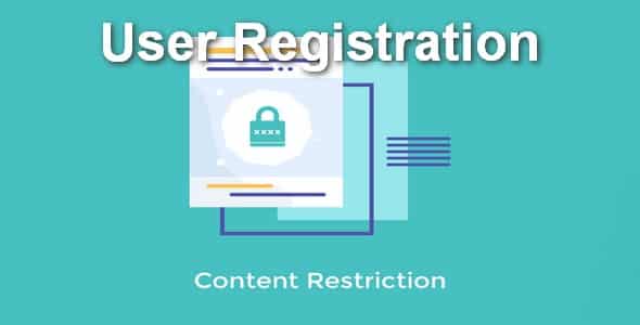 Plugin User Registration Content Restriction - WordPress