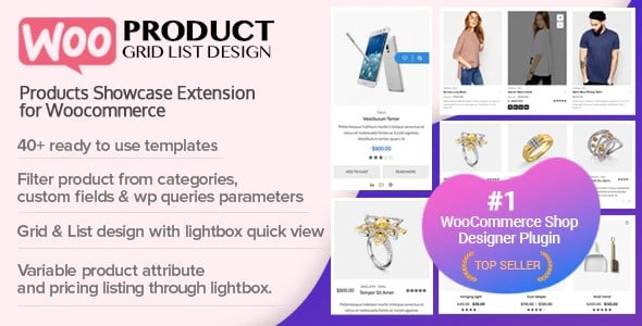 Plugin Woo Product Grid List Design - WordPress