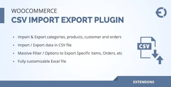 Plugin Woocommerce csv import export - WordPress