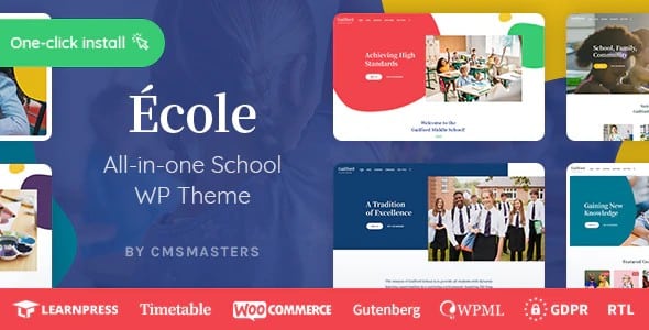 Tema Ecole - Template WordPress