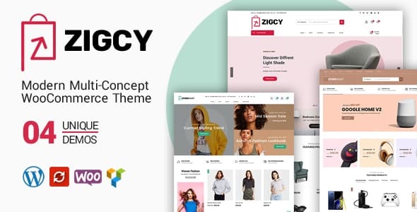 Tema Zigcy - Template WordPress