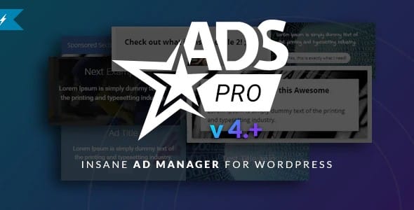 Plugin Ads Pro - WordPress