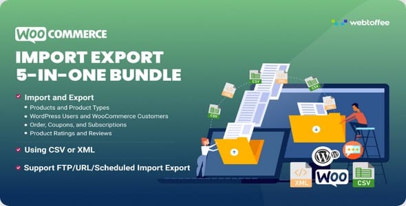 Plugin All-in-one WooCommerce Import Export Suite - WordPress