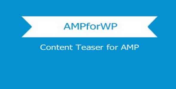 Plugin Amp Content Teaser - WordPress