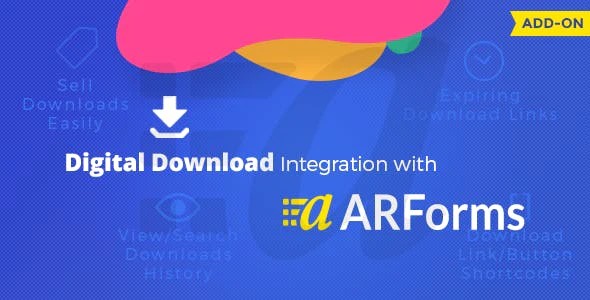 Plugin Arforms Digital Downloads - WordPress