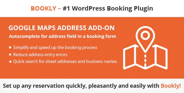 Plugin Bookly Google Maps Address Addon - WordPress