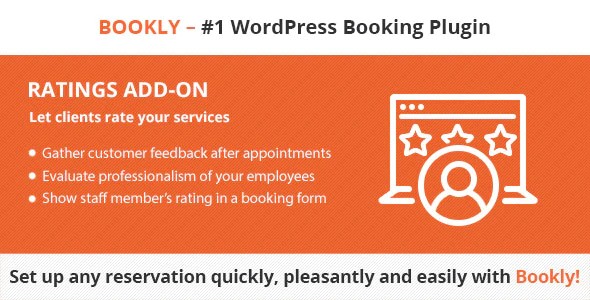 Plugin Bookly Ratings Addon - WordPress
