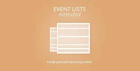 Plugin EventOn Event Lists - WordPress