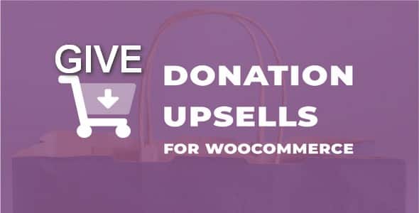 Plugin Give Donation Upsells for WooCommerce - WordPress