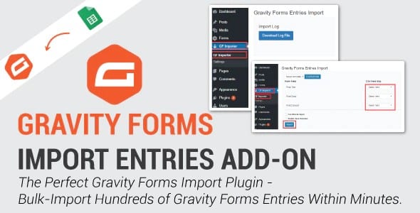 Plugin Gravity Forms Import Entries - WordPress