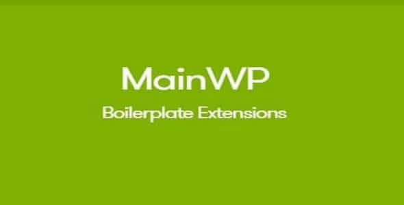 Plugin MainWp Boilerplate - WordPress