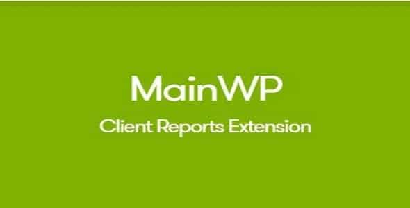 Plugin MainWp Client Reports - WordPress