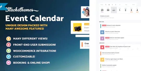 Plugin Stachethemes Event Calendar - WordPress
