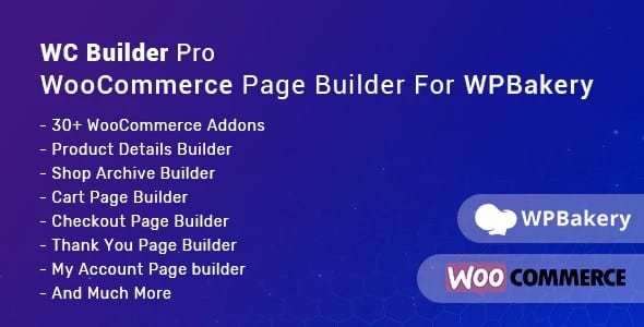 Plugin Wc Builder Pro - WordPress