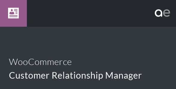 Plugin WooCommerce Customer Relationship Manager - WordPress