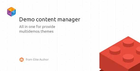 Plugin WordPress Demo Content Manager - WordPress