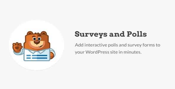 Plugin WpForms Surveys and Polls Addon - WordPress