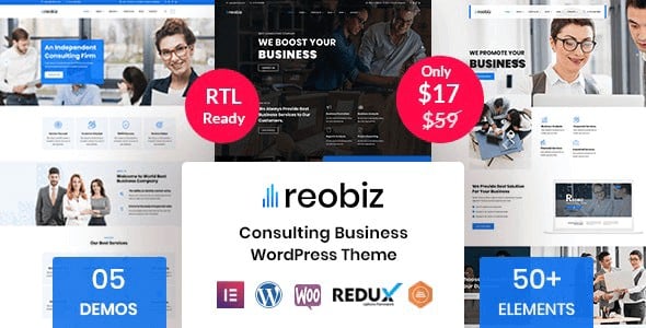Tema Reobiz - Template WordPress