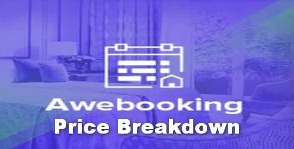 Plugin Awebooking Price Breakdown - WordPress